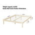 Artiss Bed Frame Queen Size Wooden Base Mattress Platform Timber Pine BRUNO