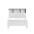 Artiss King Single Wooden Bed Frame with Storage Headboard White Pine