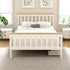 Artiss Bed Frame Double Size Wooden Platform with 2 Storage Drawers White PONY