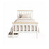 Artiss Bed Frame Single Size Wooden Platform with 2 Storage Drawers White PONY