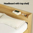 Bed Frame Double Size with Charging Ports and 2 Drawers AURA