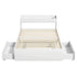 Bed Frame King Single Size with Charging Ports and 2 Drawers AURA