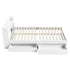 Bed Frame King Single Size with Charging Ports and 2 Drawers AURA