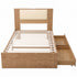 Artiss King Single Bed Frame with 2 Drawers, PU Leather Headboard & Charging Station