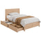 Artiss King Single Bed Frame with 2 Drawers – Acacia Wood Storage Base 150kg