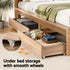 Artiss King Single Size Bed Frame with 2 Drawers Bedroom Furniture