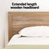 Single Bed Frame Wooden Bed Base Walnut