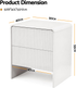 Artiss King Single Bed Frame and 2 Bedside Table Bedroom Furniture Set