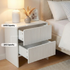 Artiss King Single Bed Frame and 2 Bedside Table Bedroom Furniture Set