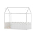 Artiss Kids House Bed Frame Single – Solid Pine Wooden Frame White KORI