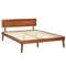 Artiss Bed Frame Queen Size Wooden Bed Base Walnut SPLAY