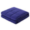 Giselle 6.8kg Adults Size Anti Anxiety Weighted Blanket Gravity Blankets Royal Blue