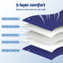 Giselle 9KG Adults Size Anti Anxiety Weighted Blanket Gravity Blankets Royal Blue