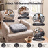 Giselle 3.2kg Weighted Lap Blanket 76 x 60cm Grey Crystal Velvet Glass Bead Fill
