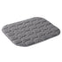 Giselle 3.2kg Weighted Lap Blanket 76 x 60cm Grey Crystal Velvet Glass Bead Fill