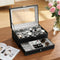 12 Grids Watch Box Organizer Case Jewelry Display Storage Showcase Black