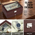 12 Grids Watch Box Organizer Case Jewelry Display Storage Showcase