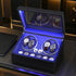 Watch Winder Automatic Double Watch Winder Box LED Black
