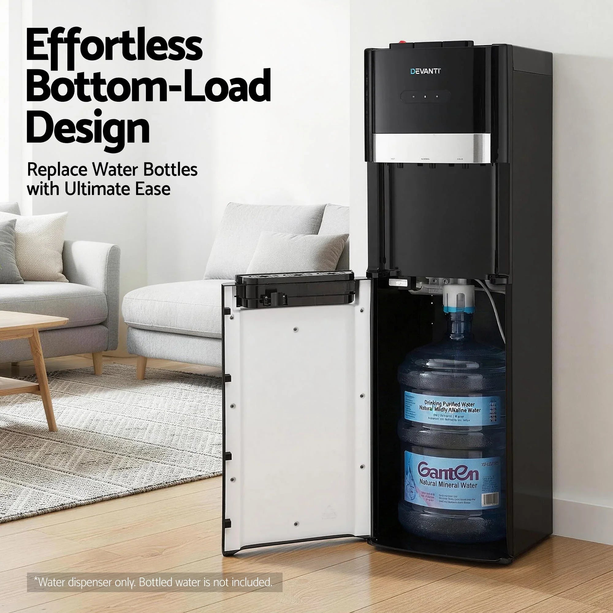 3 Taps Water Cooler Dispenser Bottom Loading Dispenser Chiller Filter Purifier