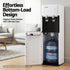 2 Taps Water Cooler Dispenser Bottom Loading Dispenser Chiller Filter Purifier