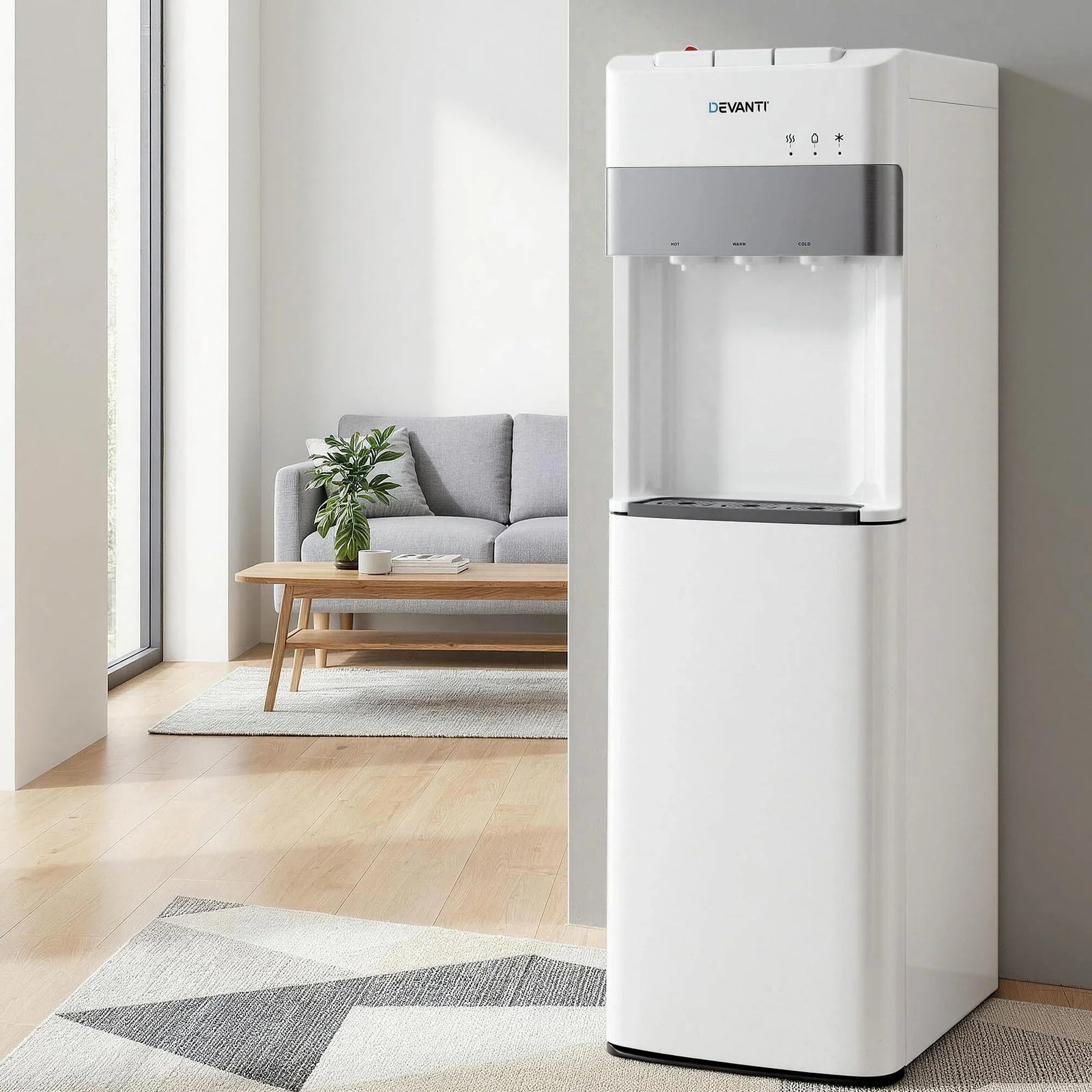 3 Taps Water Cooler Dispenser Bottom Loading Dispenser Chiller Filter Purifier