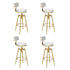 Levede 4x Bar Stools Swivel Kitchen Bar Chair White-2018816899323924480