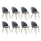 Levede 8x Dining Chairs Seat French Grey-1975420351928209408