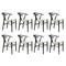 Levede 8x Dining Chairs Wooden Hans Black-2018816939526328320