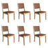 Levede Dining Chairs Accent Chair Lounge x6-2018816921427906560