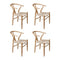Levede 4x Dining Chairs Wooden Hans-2018816923311149056