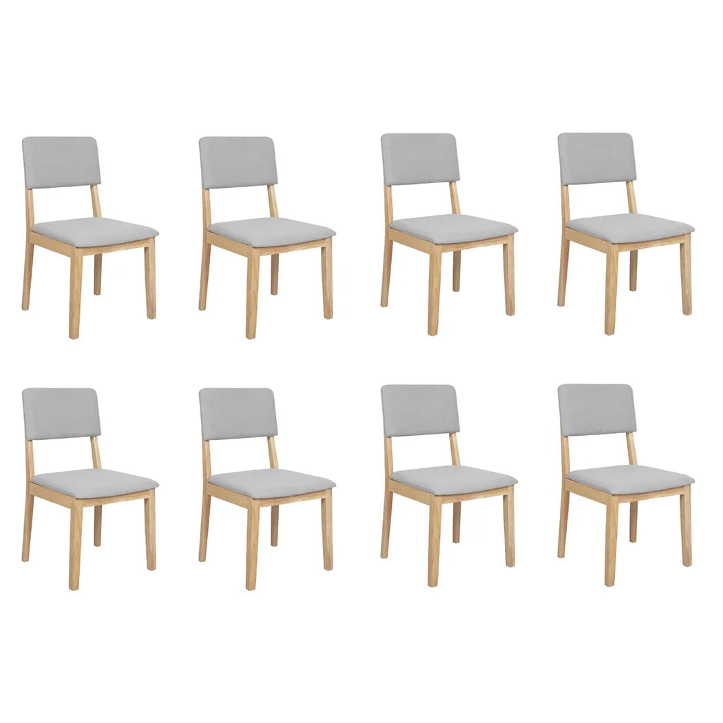 Levede Dining Chairs 8 Upholstered Kitchen Chair-2029387211673309184