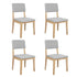 Levede Dining Chairs 4 Upholstered Kitchen Chair-2006732735632248832