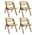 Levede 4X Foldable Rattan Dining Chairs-2006732726866153472