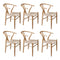 Levede 6x Dining Chairs Wooden Hans-2018816938473558016