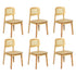 Levede 6x Rattan Dining Chair Wooden Kitchen Chair-2006733384067452928