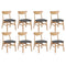 Levede 8xDining Chairs Kitchen Chair Nature-1975420355854077952
