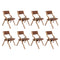 Levede 8x Dining Chairs Foldable PU Tan-2006732728665509888