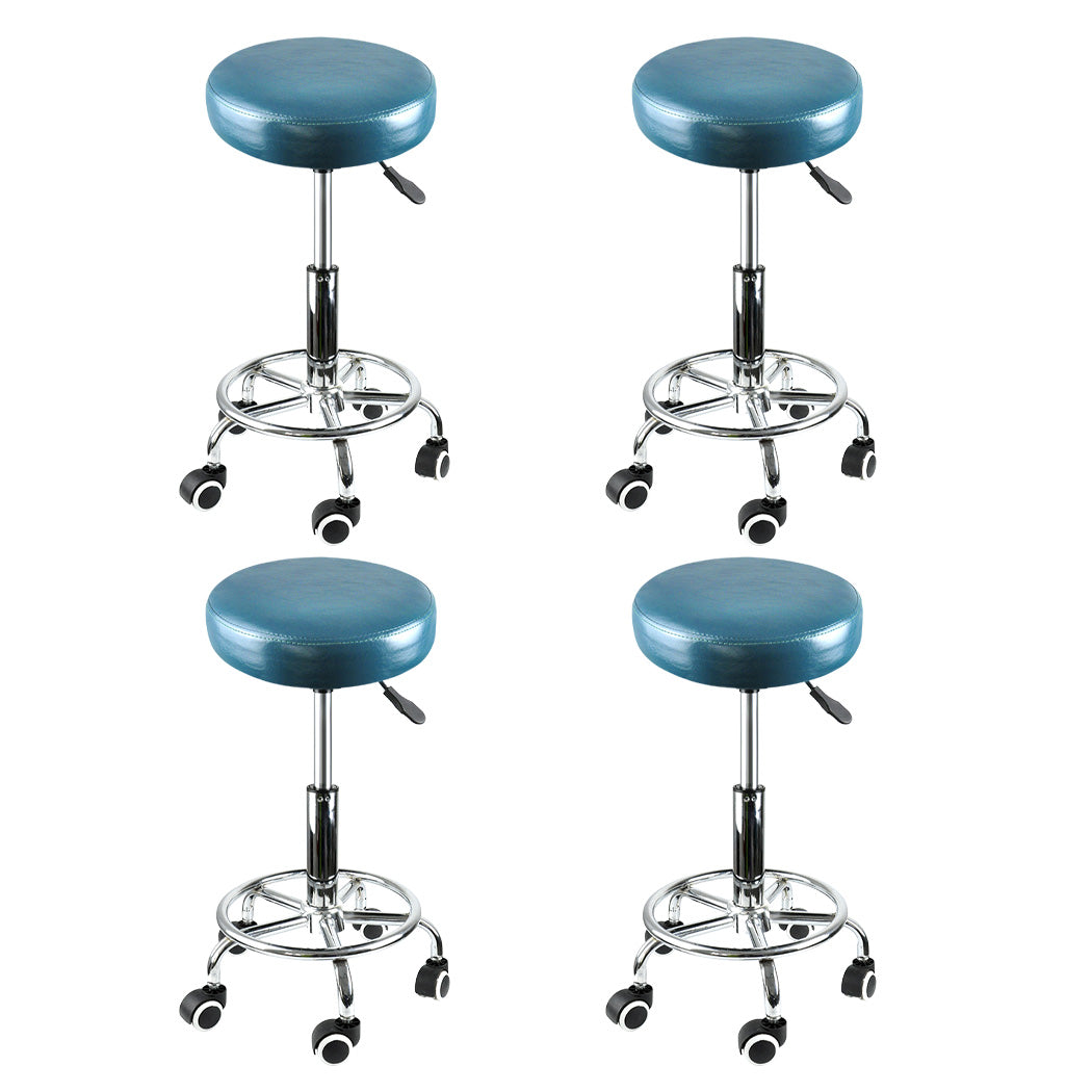 Levede 4x Barstool Swivel Salon Hairdressing-2006732743672729600