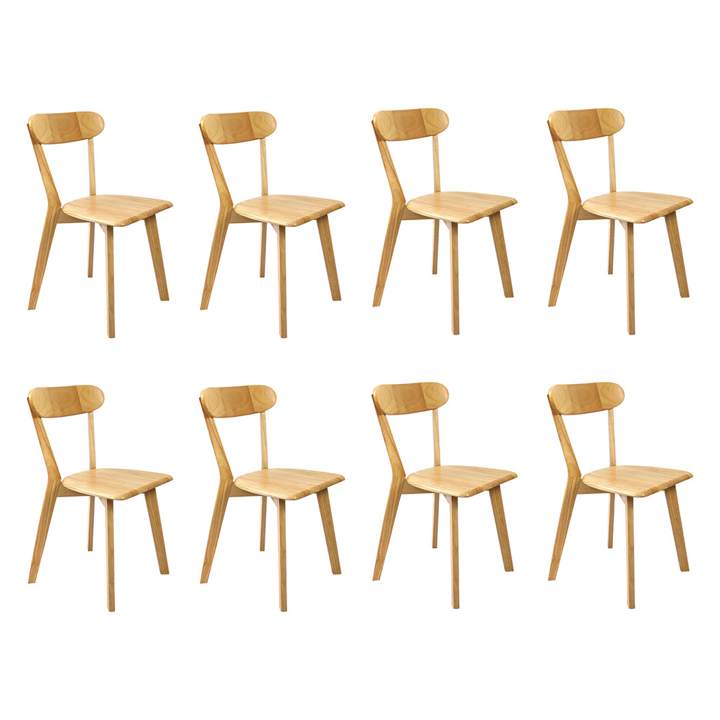 Levede 8x Dining Chairs Wooden Kitchen Chair-2006732733849669632