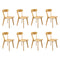 Levede 8x Dining Chairs Wooden Kitchen Chair-2006732733849669632