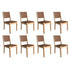 Levede Dining Chairs Accent Chair Lounge x8-1975420359637340160