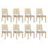 Levede 8XCane Dining Chair Rattan Armless Seat-2006732734906634240