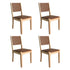 Levede Dining Chairs Accent Chair Lounge x4-2018816904973651968