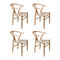Levede 4x Dining Chairs Wooden Hans-1973193580906418176