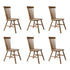 Levede 6x Dining Chairs Kitchen Windor Oak-2006732719844888576