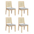 Levede 4X Cane Dining Chair Rattan Armless Seat-2006732734558507008