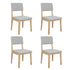 Levede Dining Chairs 4 Upholstered Kitchen Chair-2029387211308404736