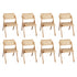 Levede 8X Dining Chairs Foldable Accent-2006732726669021184