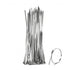Steel Zip Tie Sliver 4.6mmx400mm 100pcs-2100035015877464064