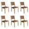 Levede Dining Chairs Accent Chair Lounge x6-1975420359440207872